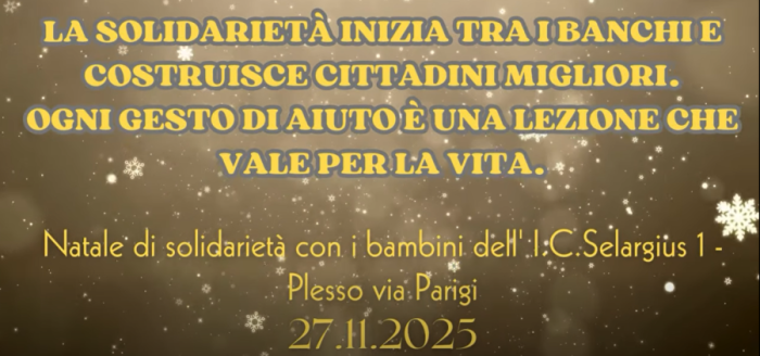 la solidarietà tra i bamchi di scuola